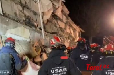 Adıyamanda 115 saat sonra dağıntılar altından gələn möcüzə - VİDEO