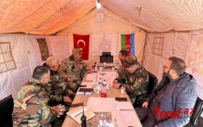 FHN-in zəlzələ bölgəsindəki qərargahında türkiyəli həmkarlarla toplantı keçirilib - VİDEO