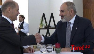 Olaf Şolz ermənilərə "od qoydu" -