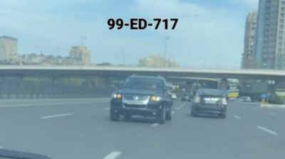 Narkoman sürücüdən AĞLASIĞMAZ HƏRƏKƏT: