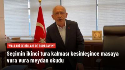 Kılıçdaroğlu əlini masaya çırparaq qəzəbli mesaj verdi: