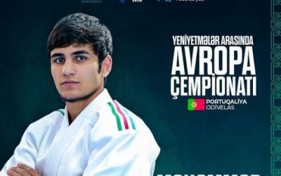 Azərbaycanın yeniyetmə cüdoçusu Avropa çempionu olub