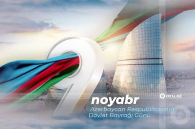 Azərbaycanda Dövlət Bayrağı Günüdür - FOTO/VİDEO