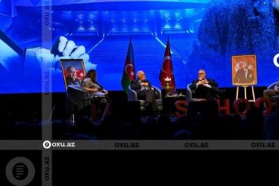İlbər Ortaylı və Celal Şengör Bakıda bir araya gəldilər - FOTO/VİDEO