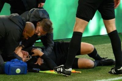 Futbolçu hakimi xəstəxanalıq etdi