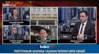 Deputat məktəblilər arasında baş verən olaydan danışdı -Video