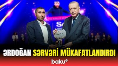 Ərdoğan köhnə avtomobilində Türkiyə üçün yardım aparan azərbaycanlını mükafatlandırdı