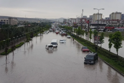 Ankarada güclü leysan yağıb.