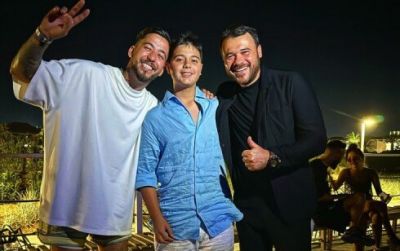 Emin oğlu ilə konsertdə - Foto
