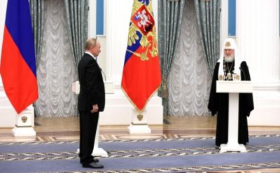 Kirill Putini Aleksandr Nevski ordeni ilə təltif edib
