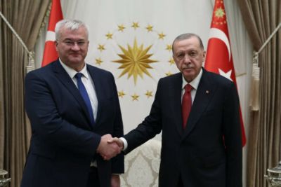 Ərdoğan Ukraynalı naziri qəbul edib