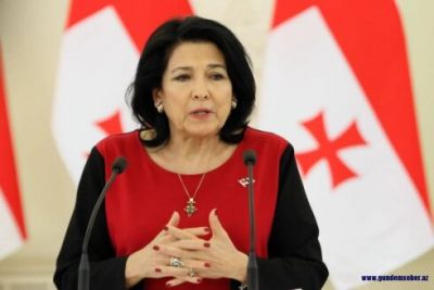 "Gürcüstanda müxalifət 52% səslə seçkilərdə öndədir" - Zurabaşvili