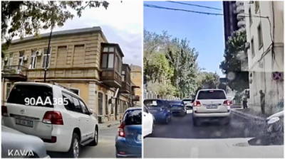AA nişanlı bu”Toyota”nı kim idarə edir?-Video