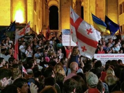 Gürcü müxalifəti Tiflisdə yenidən mitinq KEÇİRƏCƏK