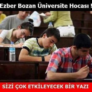 Həyat dərsi və ya Əzbəri pozan Universitet xocası...