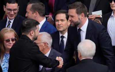 Zelenski və Vens mübahisədən sonra ilk dəfə görüşdü - Foto